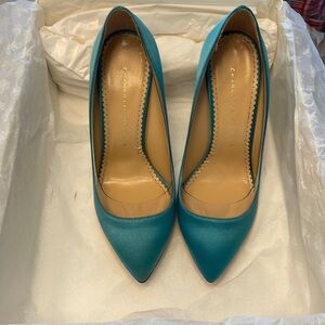 Turquoise Charlotte Olympia